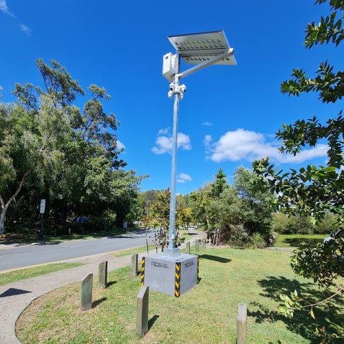 Cube Cam surveillance trailer